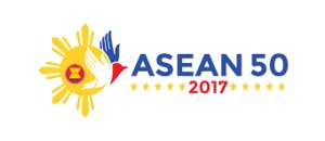 ASEAN50周年のオフィシャルロゴ