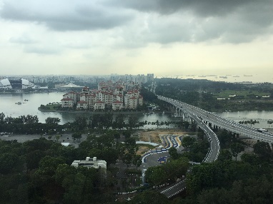 暗雲垂れ込めるシンガポール。これからどこへ向かうのか？（筆者撮影）