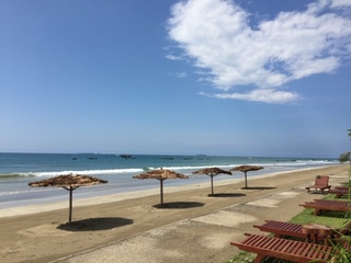 ミャンマーの西海岸の美しい海