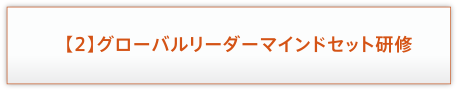 【2】グローバルリーダーマインドセット研修